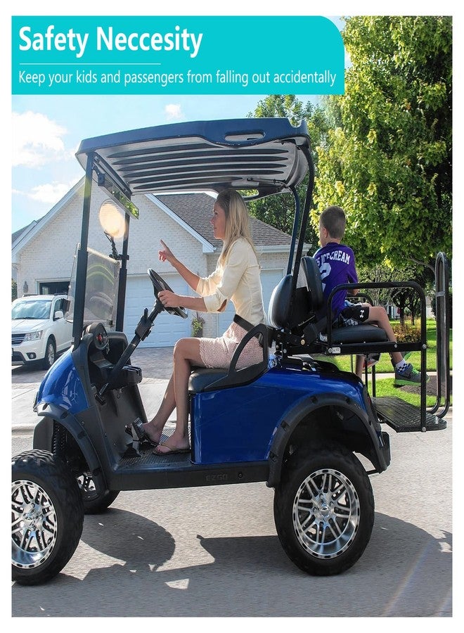 10 ال 0 ال أحزمة أمان عربات الجولف 10L0L لياماها/إيزي جو/كلوب كار/جو كارت ATV UTV، أحزمة أمان عالمية قابلة للسحب بطول 42 بوصة مع شهادة DOT، مشبك بديل بمقبض مرن، تركيب سهل بالضغط - Image 3